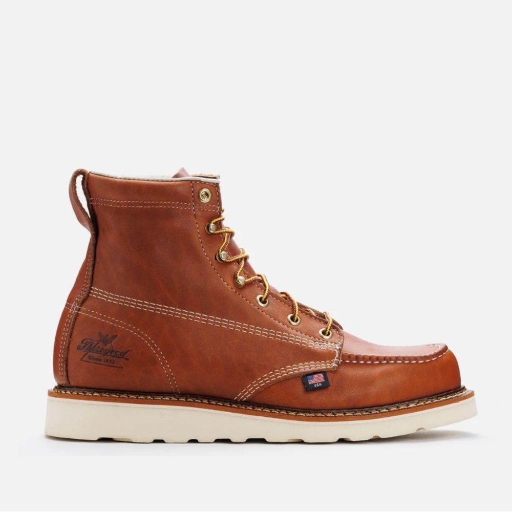 Thorogood American Heritage 6” Tobacco Moc Toe Work Boots Size 10.5 D NWT READ
